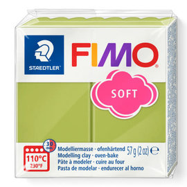 Fimo soft boetseerklei 57g Pistachenoot Groen