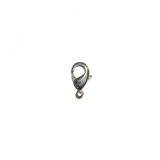 Mousqueton sluiting , 12mm zilver 100st.