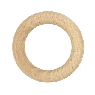 Houten Ring 80mm 1 stuk