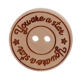 Knop You are a star 25mm 3st.