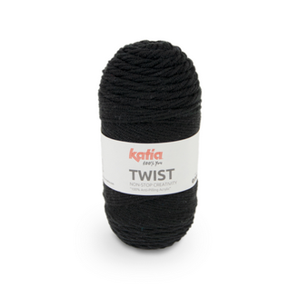 Katia TWIST 2 Zwart bad 48213 - 10 bollen