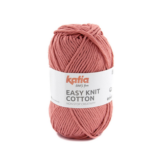 Katia EASY KNIT COTTON 17 Donker bleekrood bad 52308