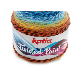 Twisted Paint 156 oranje-turquoise bad 18554