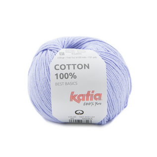 Katia COTTON 100% 65 Zeer licht lila bad 50614