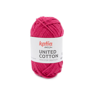 Katia UNITED COTTON 25 Donker fuchsia bad 46566