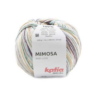 Katia MIMOSA 305 Lila-Mintgroen-Waterblauw-Beige bad 49882