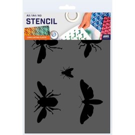 Insecten Sjabloon - A4 Formaat - Kunststof - Stencil