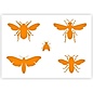 Insecten Sjabloon - A4 Formaat - Kunststof - Stencil