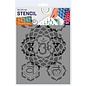Chakra Sjabloon A4 Formaat Kunststof - Uitsnede ohm 14.5cm breed