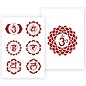 Chakra Sjabloon A4 Formaat Kunststof - Uitsnede ohm 14.5cm breed