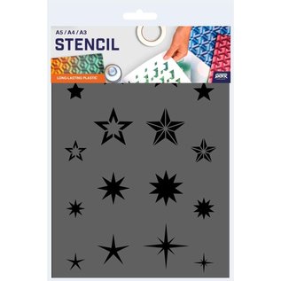 Sterren Sjabloon - A4 Formaat - Kunststof - Stencil