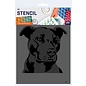 Hond sjablooon - 2 lagen kunststof A3 stencil