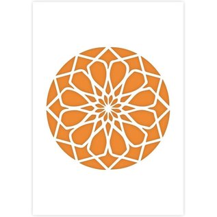 Mandala Sjabloon A3 Formaat Kunststof