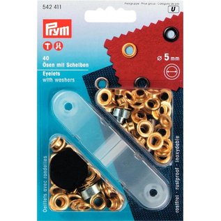 prym RINGEN MET SCHIJVEN 5mm GOUD