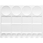 Plastic Palette rectangular 32,0x24,5cm, 20 bowls
