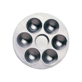 Aluminium Palette Ø 11 cm, 6 bowls