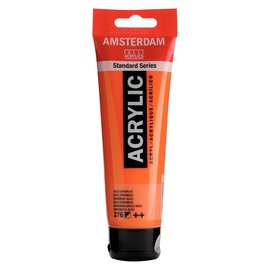Amsterdam  Acrylverf Tube 120 ml 276 Azo-Oranje