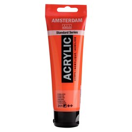 Amsterdam Acrylverf Tube 120 ml 311 Vermiljoen