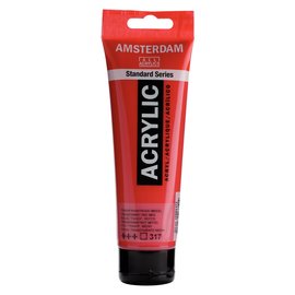 Amsterdam Standard Series Acrylverf Tube 120 ml Transparantrood Middel 317