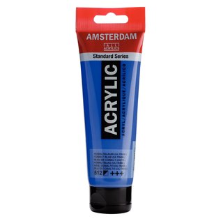 Amsterdam Acrylverf Tube 120 ml 512 Kobaltblauw (Ultramarijn)