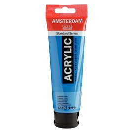 Amsterdam Standard Series Acrylverf Tube 120 ml Primaircyaan 572