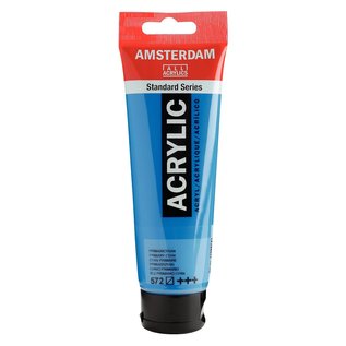 Amsterdam Acrylverf Tube 120 ml 572 Primaircyaan