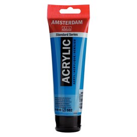 Amsterdam Acrylverf Tube 120 ml 582 Mangaanblauw Phtalo