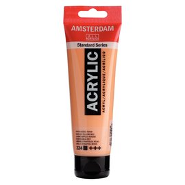 Amsterdam Amsterdam Acrylverf Tube 120 ml 224 Napelsgeel Rood