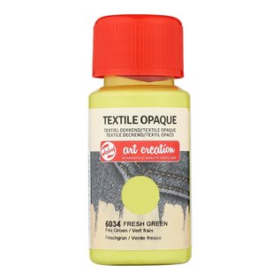 Talens Textiel dekkend Fles 50 ml Frisgroen 6034