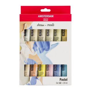 Amsterdam Amsterdam Standard Series Acrylics Pastel Set 12 × 20 ml