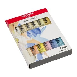 Amsterdam Amsterdam Standard Series Acrylics Pastel Set 12 × 20 ml