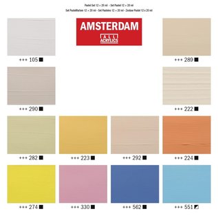 Standard Series Acrylics Pastel Set 12 × 20 ml