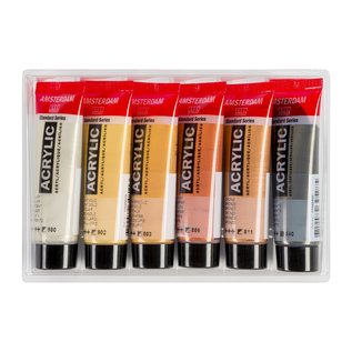 Amsterdam Amsterdam Standard Series Acrylics Metallic Set 6 × 20 ml