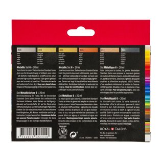 Amsterdam Amsterdam Standard Series Acrylics Metallic Set 6 × 20 ml