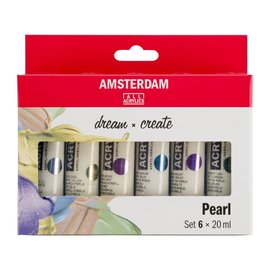 Standard Series Acrylics Parelmoer Set 6 × 20 ml