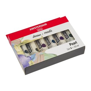 Amsterdam Amsterdam Standard Series Acrylics Parelmoer Set 6 × 20 ml