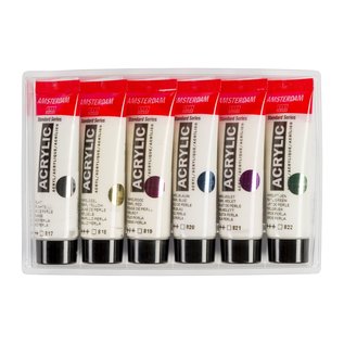 Amsterdam Amsterdam Standard Series Acrylics Parelmoer Set 6 × 20 ml