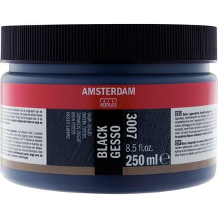 Amsterdam Zwart Gesso 007 Pot 250 ml