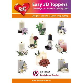 Easy 3D set Condolence Candles