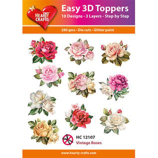 Easy 3D Designs pakket Vintage Roses