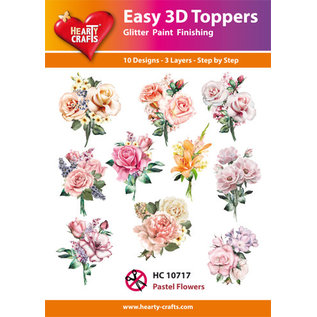 Easy 3D set Pastel Flowers