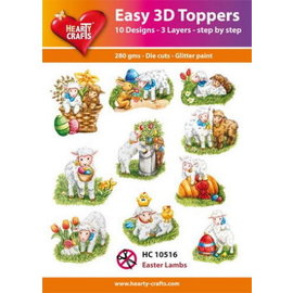 Easy 3D set Easter Lambs