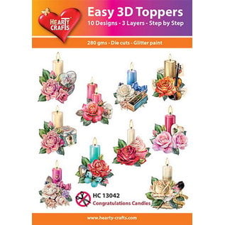 Easy 3D Designs pakket Congratulations Candles