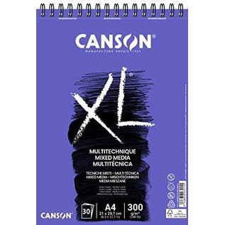 Canson XL Mixed Media Textured A4 300g/m²