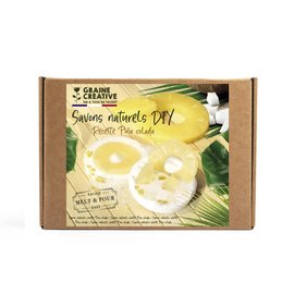 PINA COLADA ZEEPSET MET GEDROOGDE BLOEMEN 196 x 144 x 45 mm