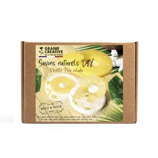 PINA COLADA ZEEPSET MET GEDROOGDE BLOEMEN 196 x 144 x 45 mm