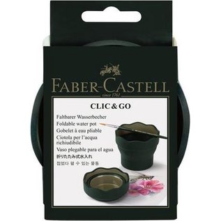 Faber-Castell Faber-Castell clic & go opvouwbare beker groen