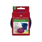 Faber-Castell clic & go opvouwbare beker blauw