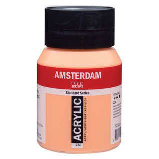 Amsterdam Standard Series acrylverf pot 500 ml Napelsgeel Rood 224