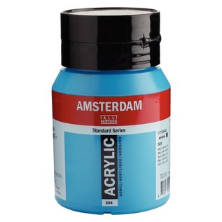 Amsterdam Standard Series acrylverf pot 500 ml Briljantblauw 564